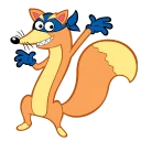 🐺 emoji Dora Telegram sticker 16 of 30