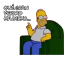 🤔 emoji Simpsons Telegram sticker 19 of 117