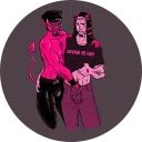 ✊ emoji Love Satan Telegram sticker 20 of 36