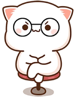 🤓 emoji Peach & Goma @CenterOfSticker Telegram sticker 8 of 50