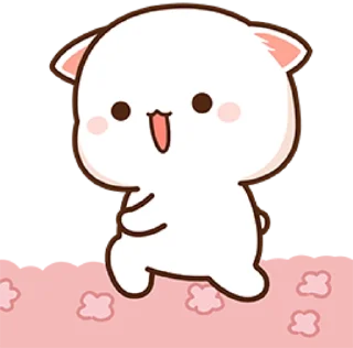 🌸 emoji Peach & Goma @CenterOfSticker Telegram sticker 14 of 50