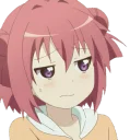 😥 emoji Yuru Yuri Telegram sticker 21 of 80