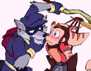 😊 emoji Sly Cooper Telegram sticker 23 of 120