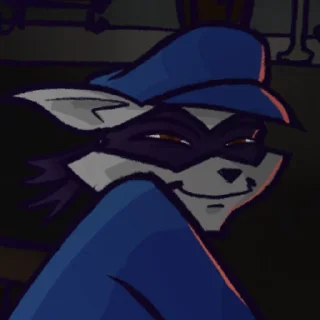 😏 emoji Sly Cooper Telegram sticker 9 of 120