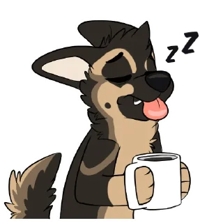 ☕️ emoji Daryl & Michonne Telegram sticker 23 of 60