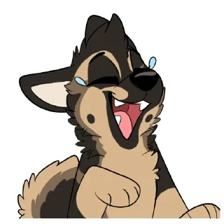 😂 emoji Daryl & Michonne Telegram sticker 8 of 60