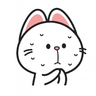 ☹️ emoji HyperCat : Facial Expression:@spoiledRabbits Telegram sticker 9 of 26