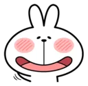 Sticker from Spoiled Rabbit Facial Expression