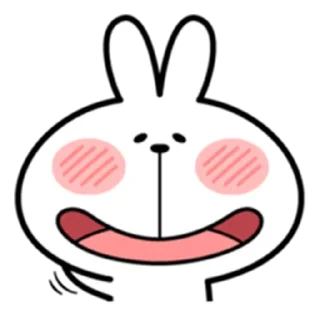 Sticker from Spoiled Rabbit facial expressions:@spoiledRabbits
