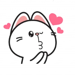 😘 emoji HyperCat : Facial Expression:@spoiledRabbits Telegram sticker 10 of 26