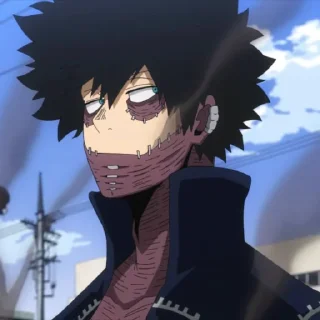 😒 emoji Dabi @StickersofAnime Telegram sticker 12 of 19
