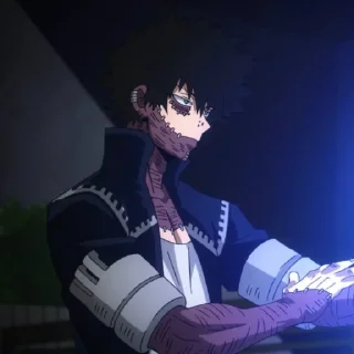 😒 emoji Dabi @StickersofAnime Telegram sticker 6 of 19