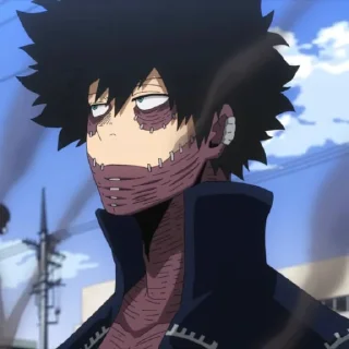 😒 emoji Dabi @StickersofAnime Telegram sticker 13 of 19