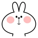 Sticker from Spoiled Rabbit Facial Expression