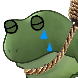☠️ emoji Worry Froge @PeepoHD Telegram sticker 22 of 120