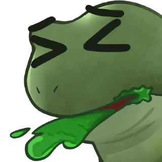 🤮 emoji Worry Froge @PeepoHD Telegram sticker 21 of 120