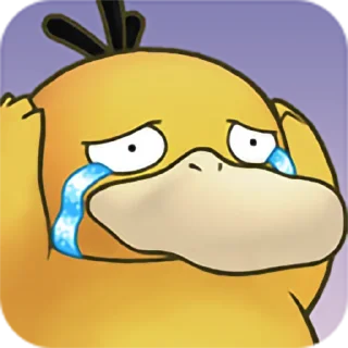 😭 emoji Psyduck Telegram sticker 7 of 17