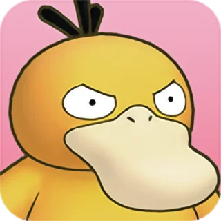 😠 emoji Psyduck Telegram sticker 10 of 17