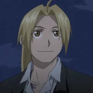 🔩 emoji Edward Elric [@TodorokiShouto] Telegram sticker 20 of 120