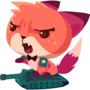 😠 emoji Foxy Telegram sticker 9 of 32