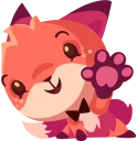 ✋ emoji Foxy Telegram sticker 12 of 32