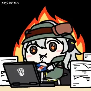 😤 emoji GFL Seseren by @tac_drop Telegram sticker 20 of 50