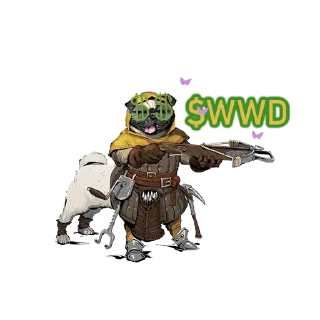 ❤️ emoji World War Doge Token Telegram sticker 17 of 28