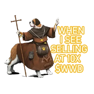 💯 emoji World War Doge Token Telegram sticker 15 of 28