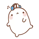 Sticker from Molang