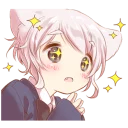 ✨ emoji Cute cat ear boy @Nekostickerss Telegram sticker 7 of 41