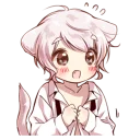 🙊 emoji Cute cat ear boy @Nekostickerss Telegram sticker 24 of 41