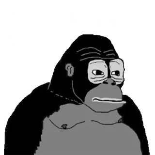 🦧 emoji $MONKE Telegram sticker 8 of 32