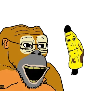 🔥 emoji $MONKE Telegram sticker 19 of 32
