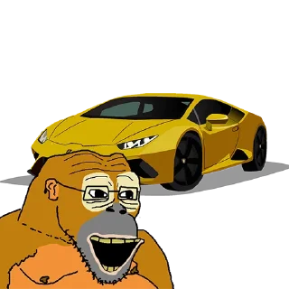 🔥 emoji $MONKE Telegram sticker 17 of 32