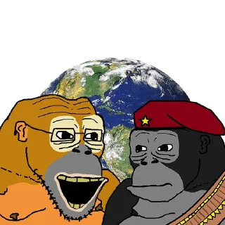 🔥 emoji $MONKE Telegram sticker 20 of 32