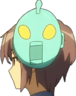 👺 emoji 長門有希 Telegram sticker 14 of 15