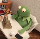 🙄 emoji Kermit the frog Telegram sticker 11 of 52
