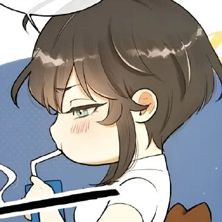 🌯 emoji 阿清 ˖ @yvnxue Telegram sticker 9 of 75