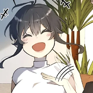 🌯 emoji 阿清 ˖ @yvnxue Telegram sticker 8 of 75