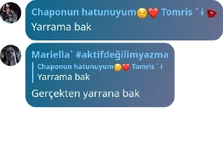 🙅 emoji 𝐈̇𝐊𝐈̇𝐌𝐈̇𝐙 @tomrisshatun @tmkesbosyapma Telegram sticker 22 of 120