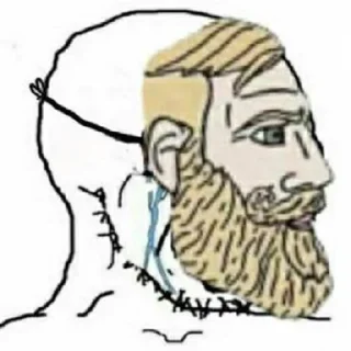 😐 emoji Chad Telegram sticker 15 of 120