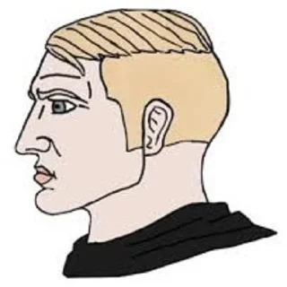 😐 emoji Chad Telegram sticker 5 of 120