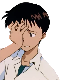 🤦‍♂ emoji Eva Telegram sticker 13 of 28