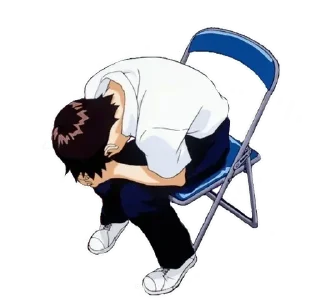 😔 emoji Eva Telegram sticker 7 of 28