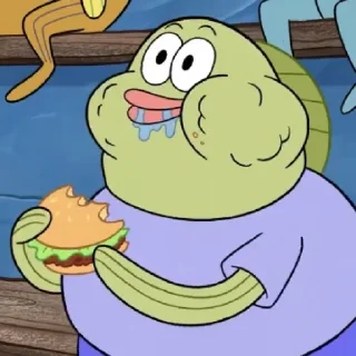 🍔 emoji ‘Bikini Bottom | @iStickerLand, Telegram sticker 24 of 110