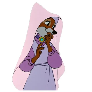 🦊 emoji Robin Hood Disney Telegram sticker 20 of 49