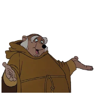 🤔 emoji Robin Hood Disney Telegram sticker 23 of 49