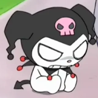 🐈‍⬛ emoji ─ 𝗄𝗎𝗋𝗈𝗆𝗂 ✦ @MatMood Telegram sticker 19 of 95