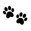 🐾 emoji Black emojis @StickersPackRobot Telegram sticker 7 of 198