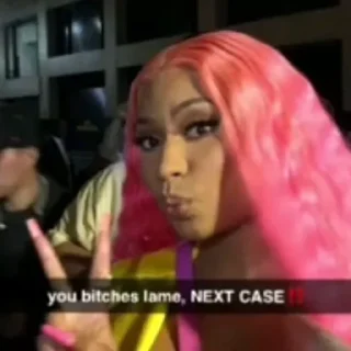😘 emoji Nicki the Queen Telegram sticker 3 of 13